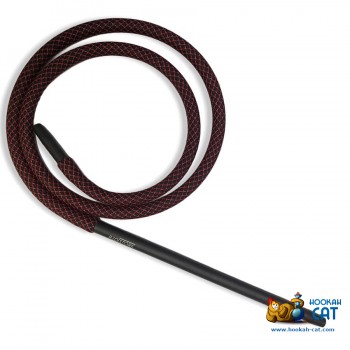 Силиконовый шланг в оплетке с мундштуком Red Stork Black Red (Черно Красный) Силиконовый шланг в оплетке с мундштуком Red Stork Black Red (Черно Красный)